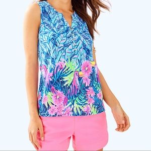 Lilly Pulitzer Essie top on “Lets Mango.” BNWT